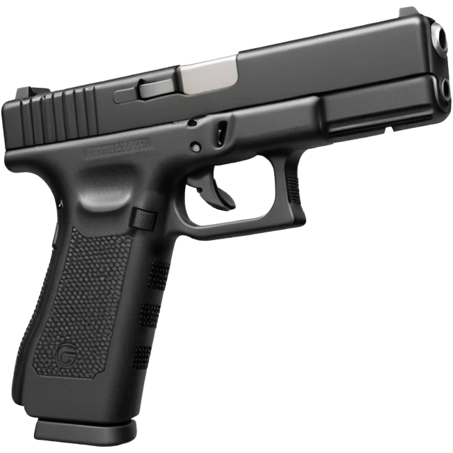 N block Glock 17 with an extended magazine emoji