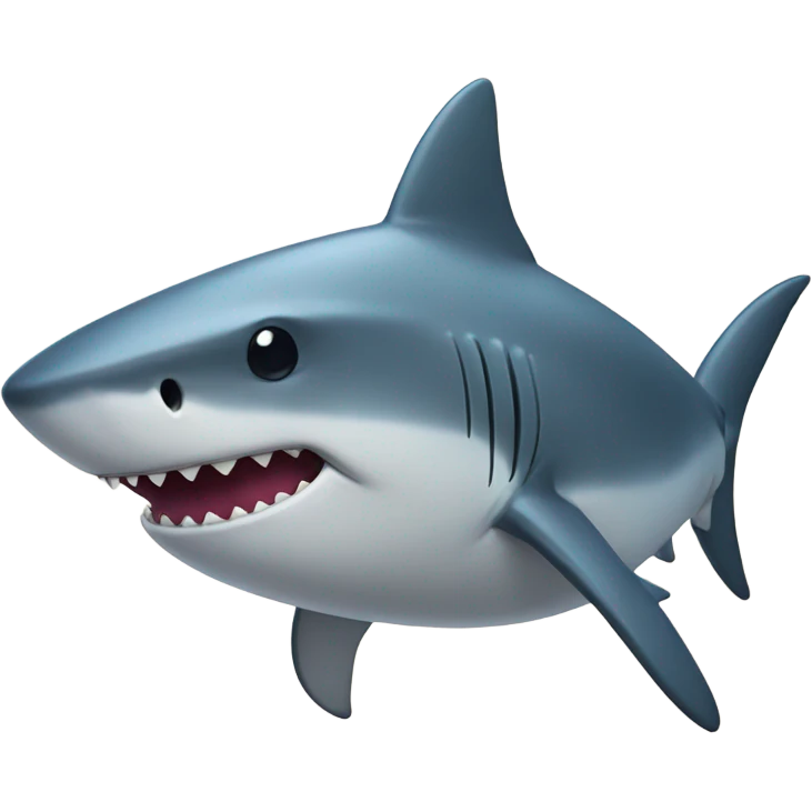 shark with a mustache  emoji