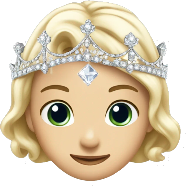dainty jeweled british diamond tiara emoji