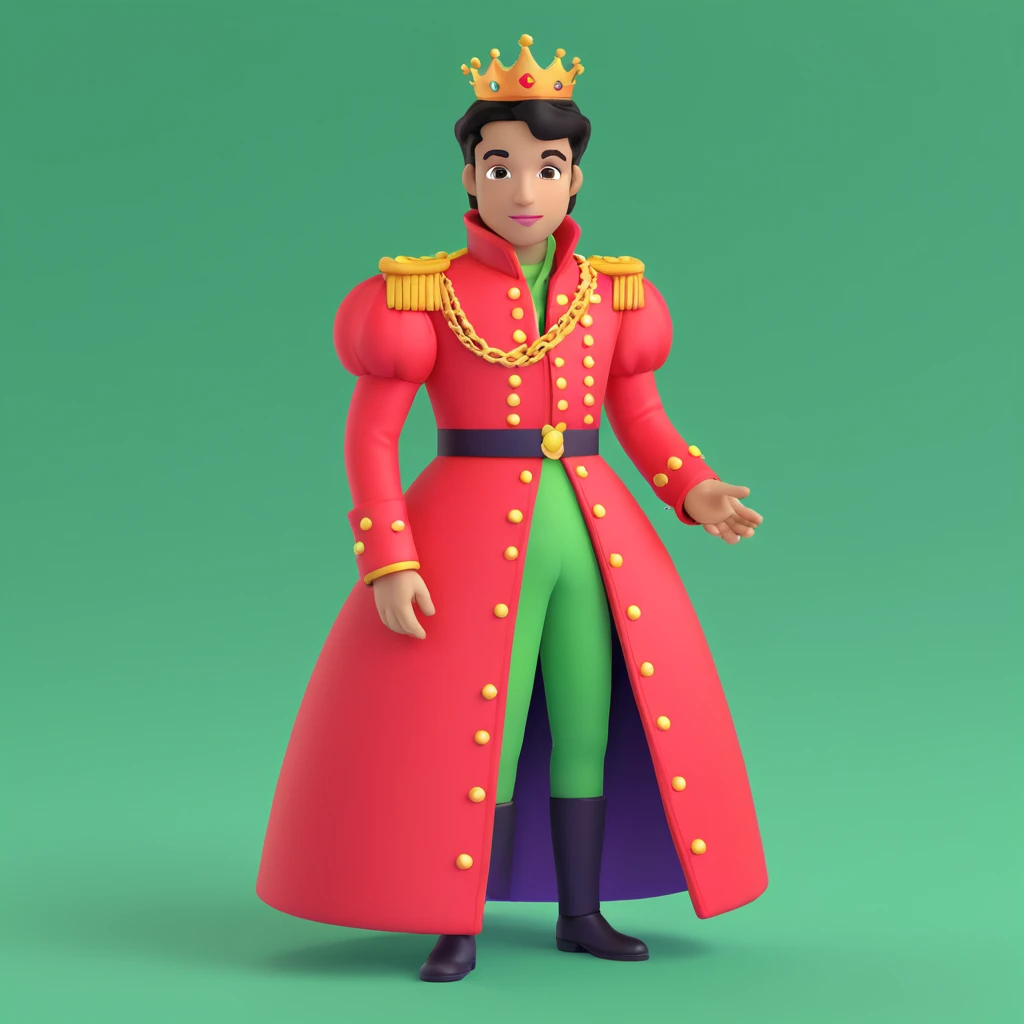 prince in red dress, royaqle background emoji