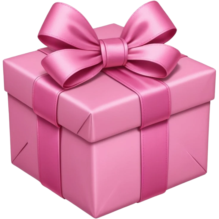 pink present with pink bow emoji