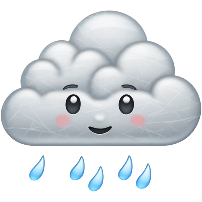 Fight cloud with scribble emoji