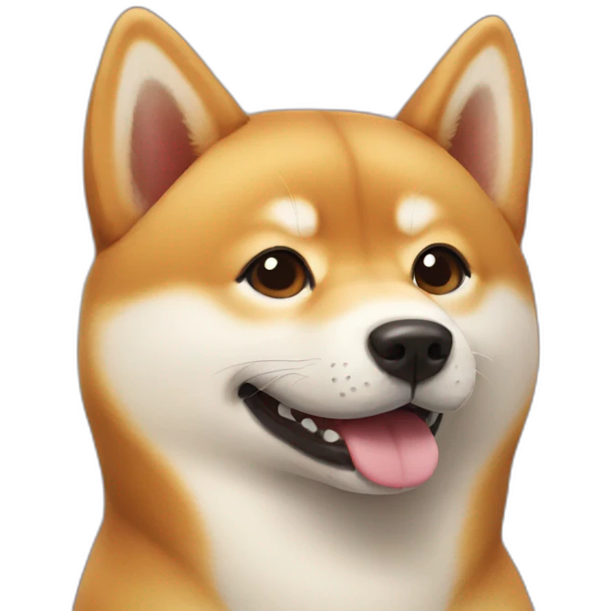 shiba inu smile emoji