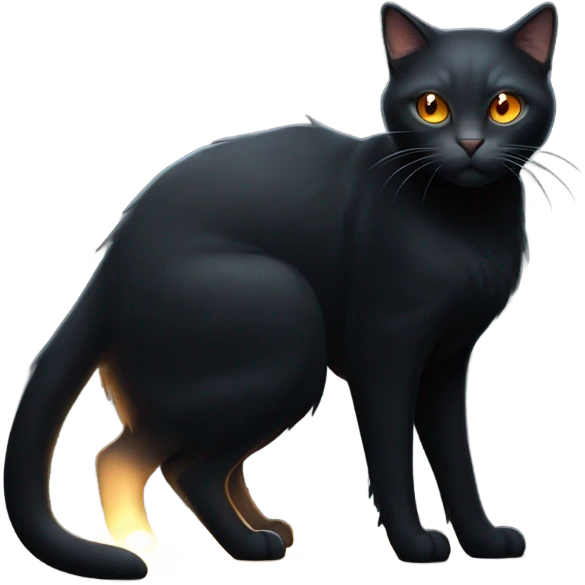 Spooky cat emoji