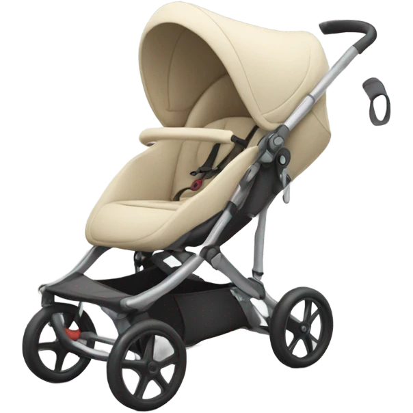 Children's stylish stroller for babies emoji