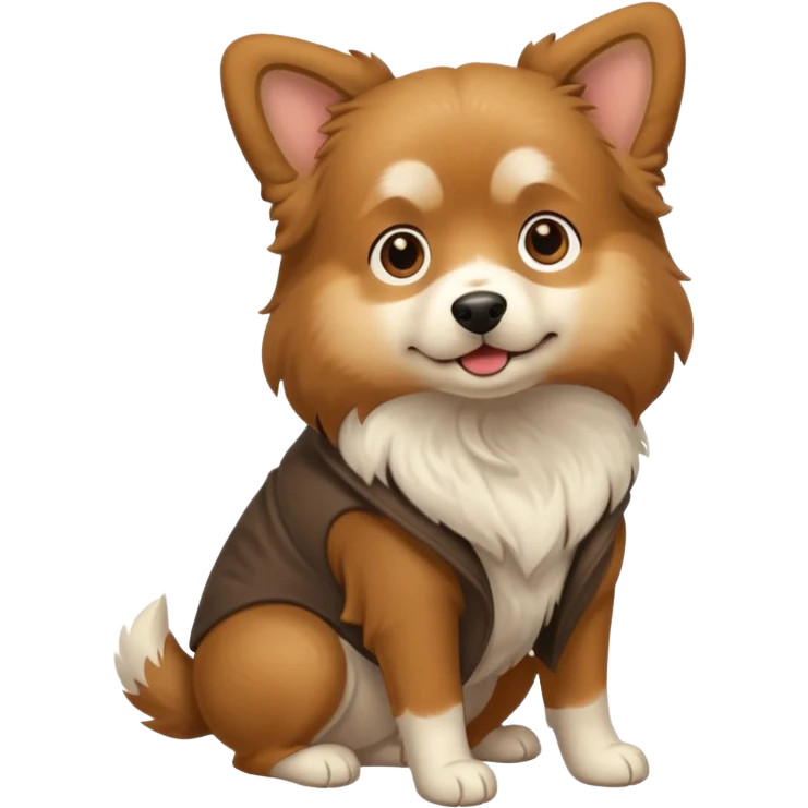 Dog full body, adult age. emoji