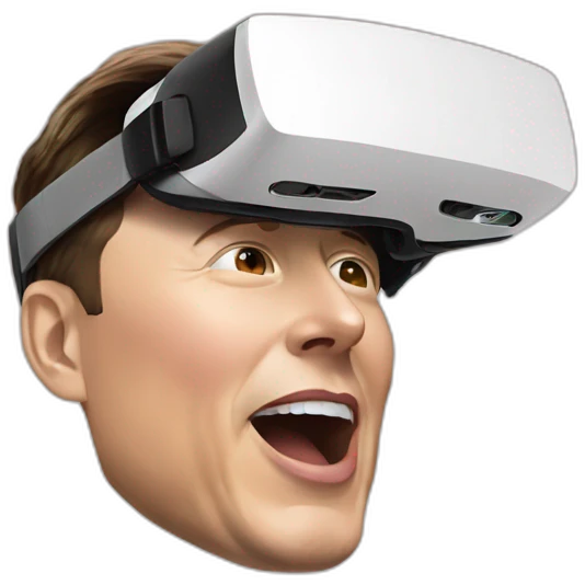 Elon Musk, vr headset emoji