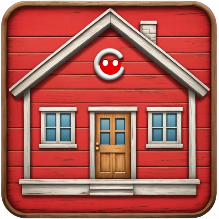 real estate sign red emoji
