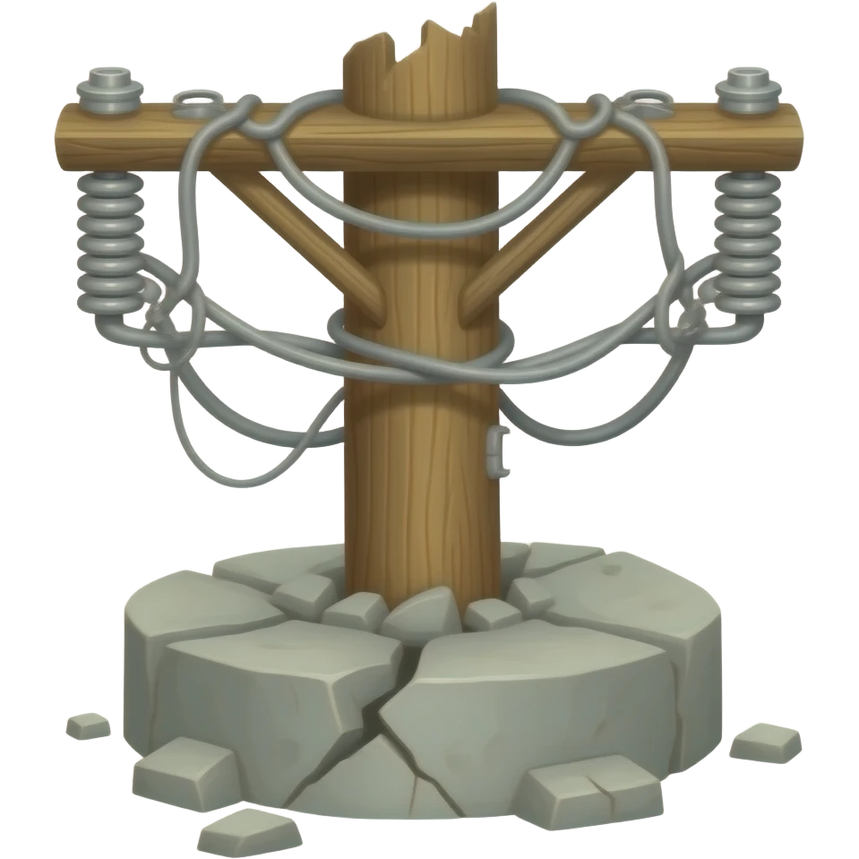 broken Power pole emoji