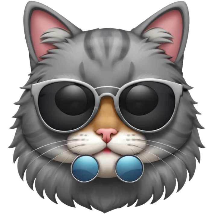 Cat wearing sunglasses emoji