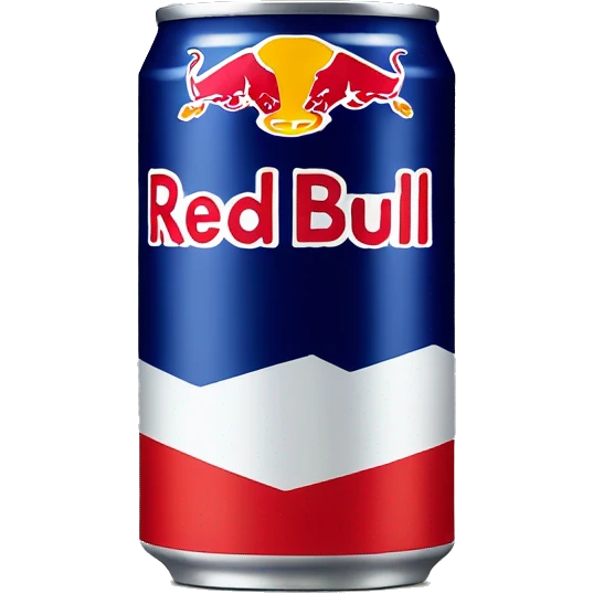 white red bull can emoji