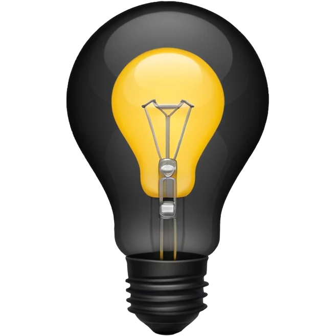 turn off light bulb emoji