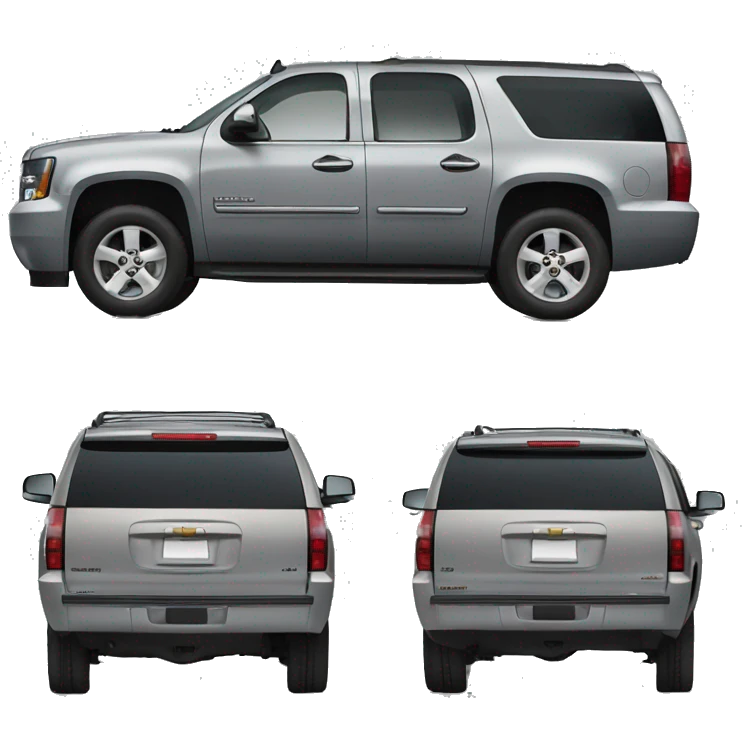 2010 grey Chevy suburban emoji