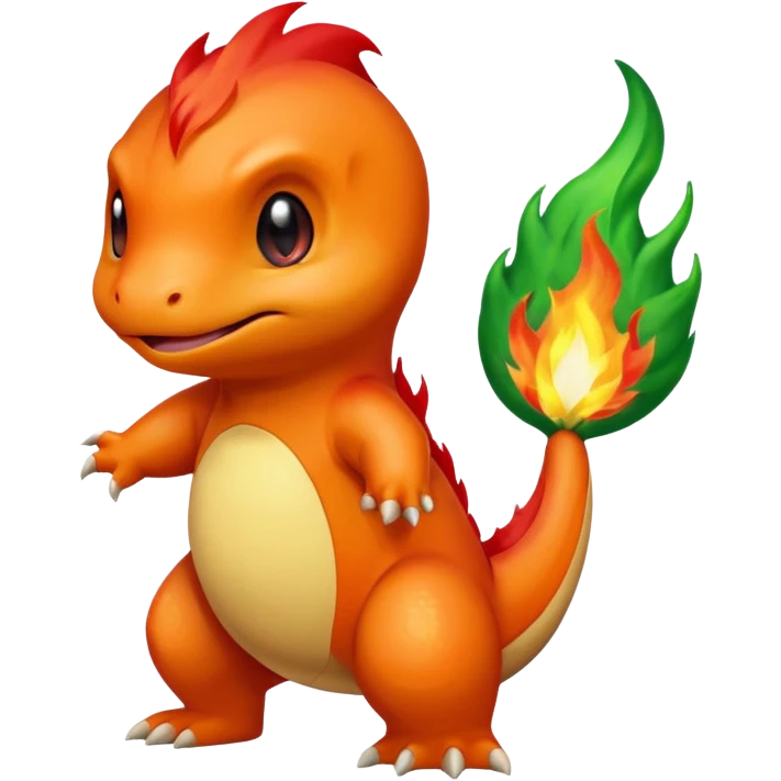 Pokemon red and green emoji