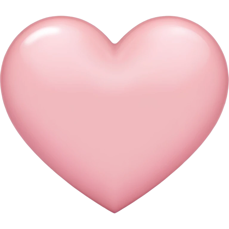 Light pink heart emoji