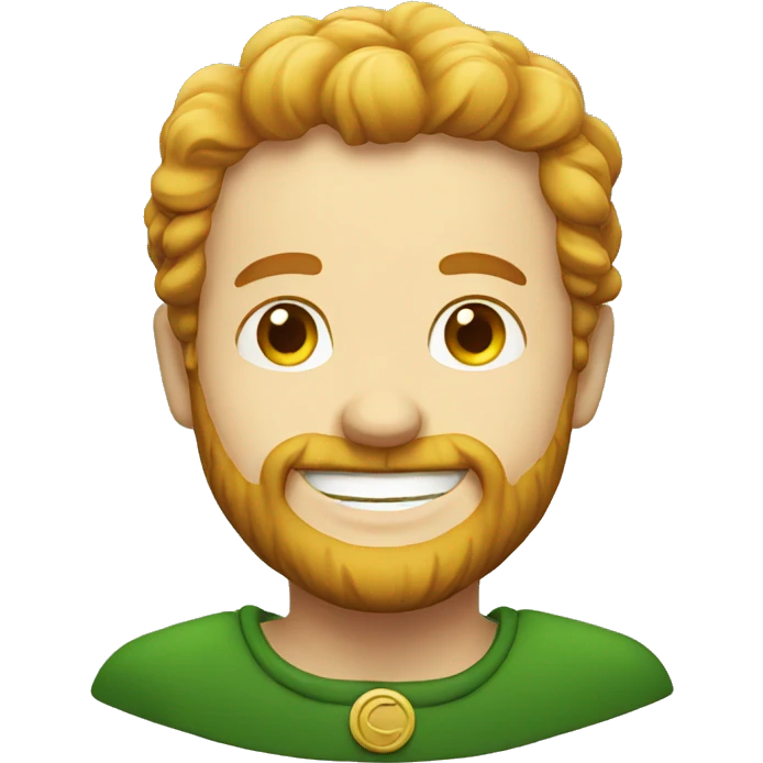 Irish man smile emoji