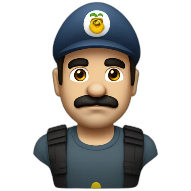 Mario Bros El Chapo emoji