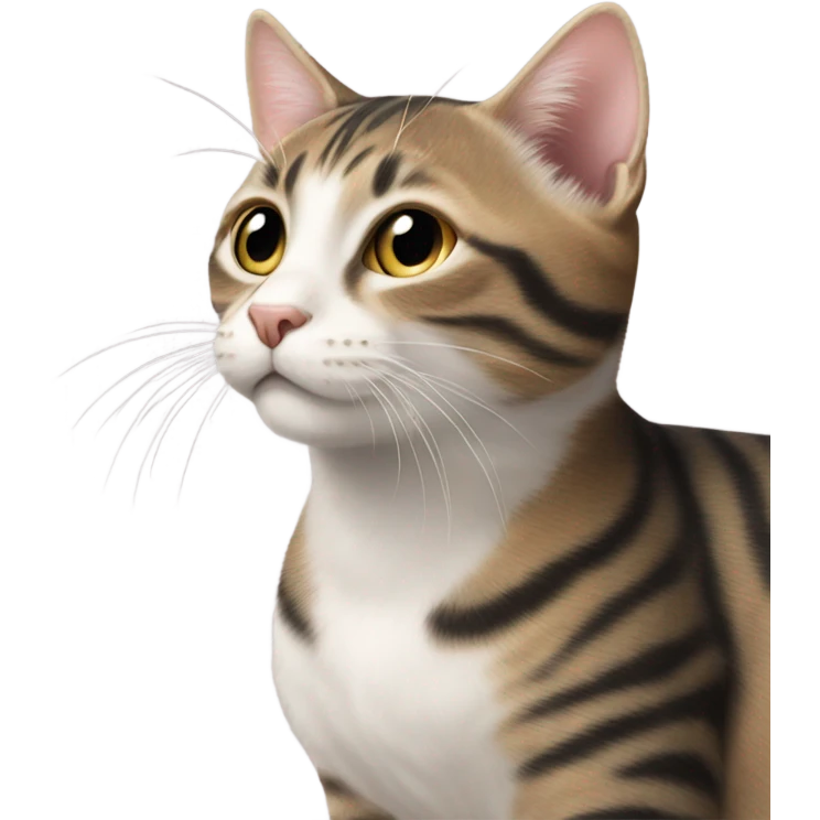 Cat with stripes  emoji