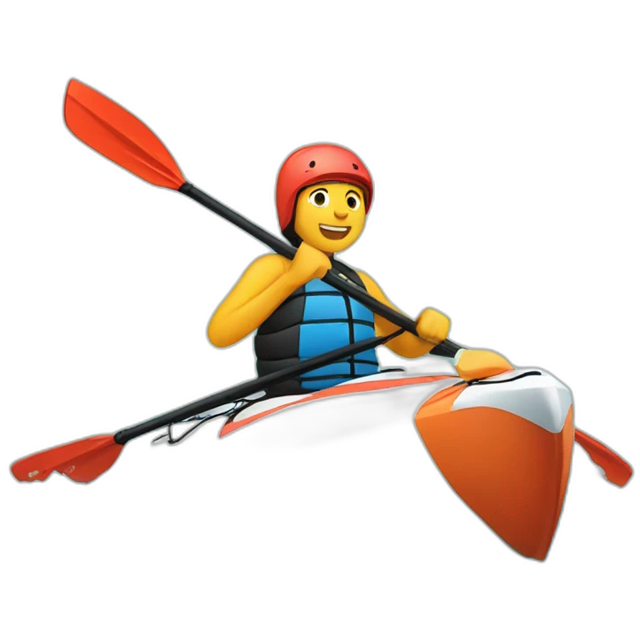 kayaking sport emoji