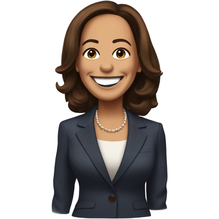 kamala harris winking emoji