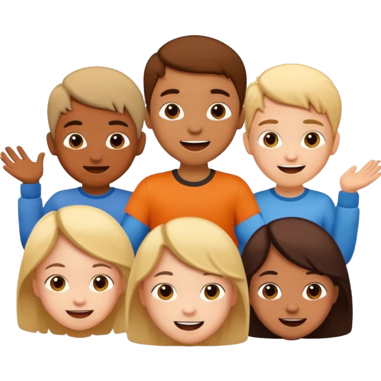Chaos with children emoji