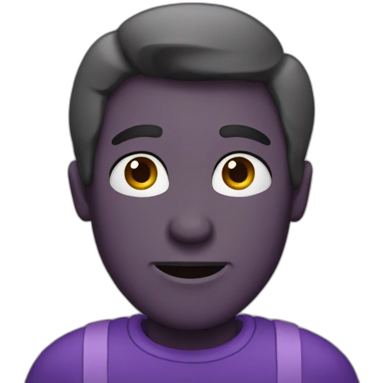 Purpel guy emoji