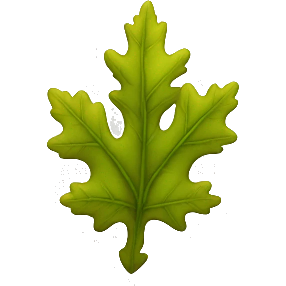oak leaf emoji