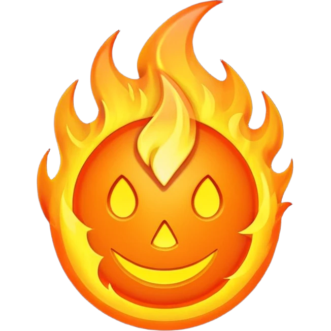 cyberpunk fire emoji