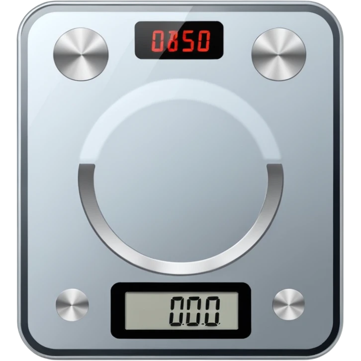 Digital weight scale emoji