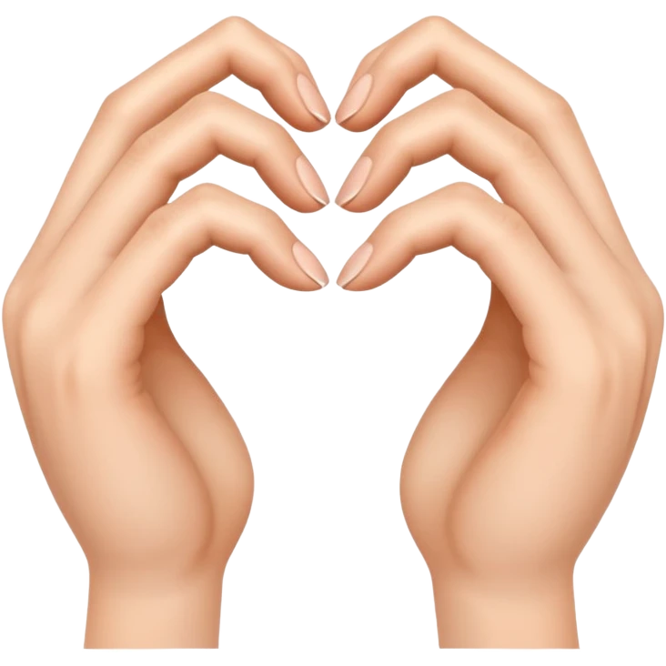 kalp yapan eller emoji