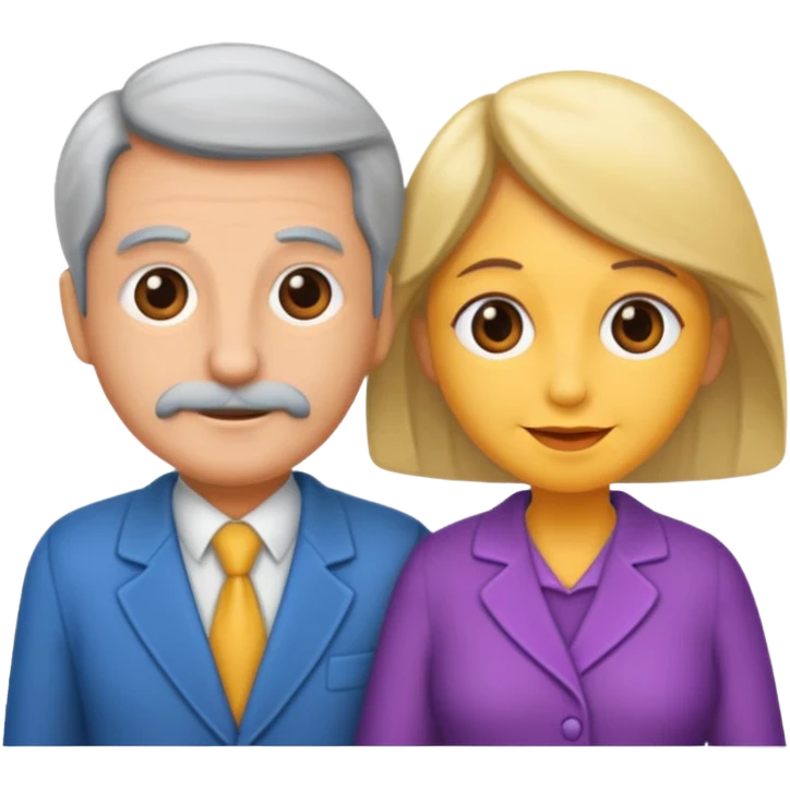 pareja mayor de edad emoji