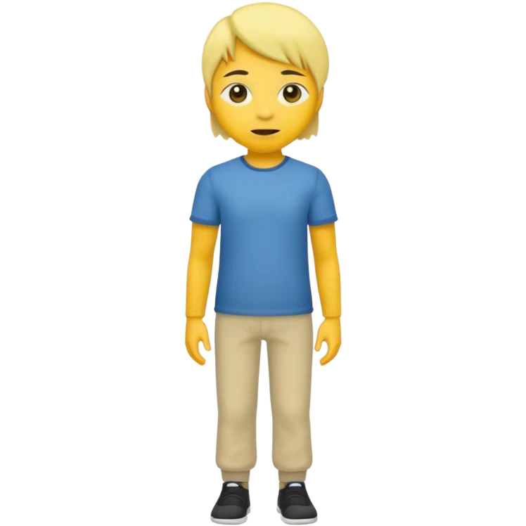 Star with a human full body yellow skin emoji