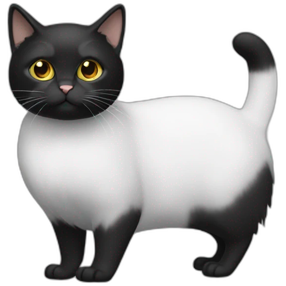 tailless-black-cat-body emoji