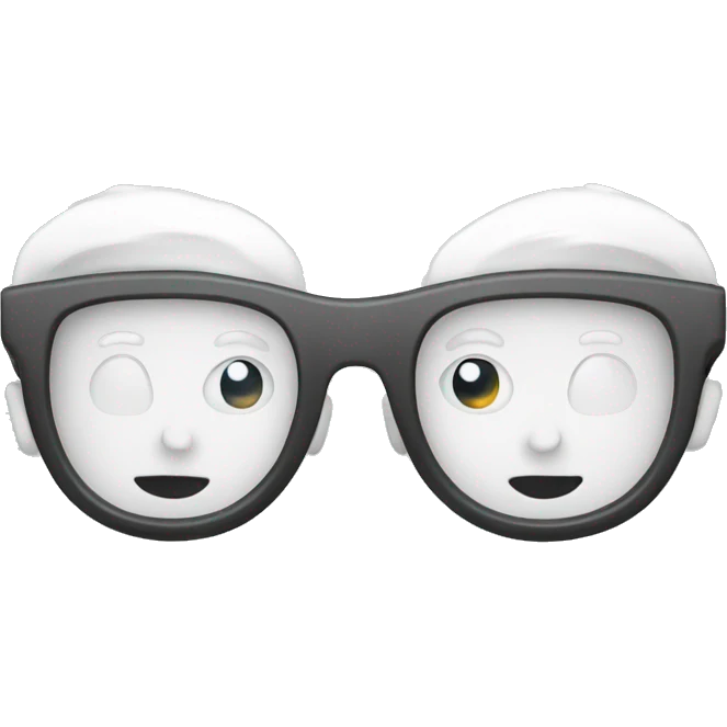 two white eine glases  emoji