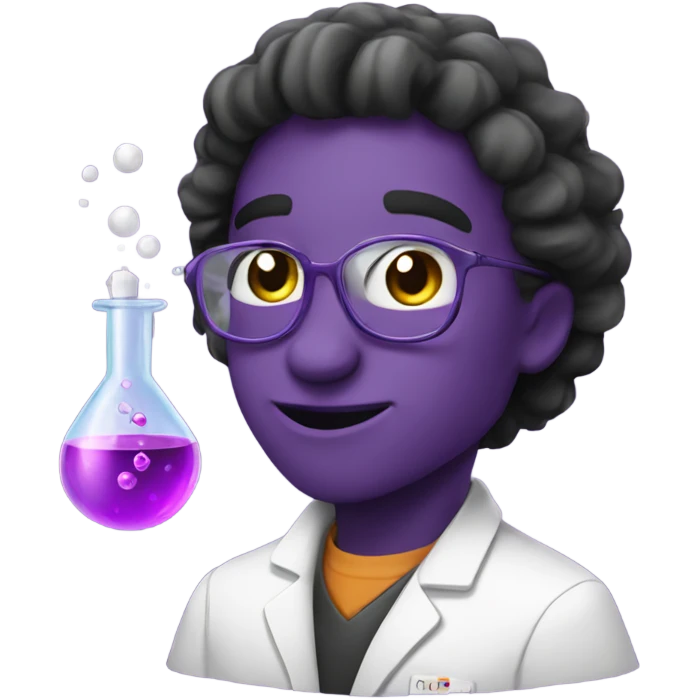 cute chemistry with purplepotion  emoji