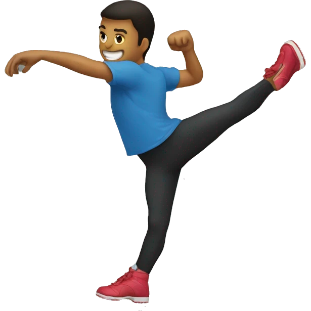kick hip emoji