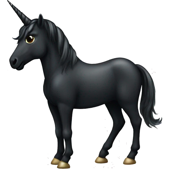 Black unicorn  emoji