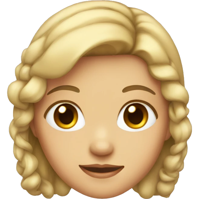 A girl with bow in the head emoji