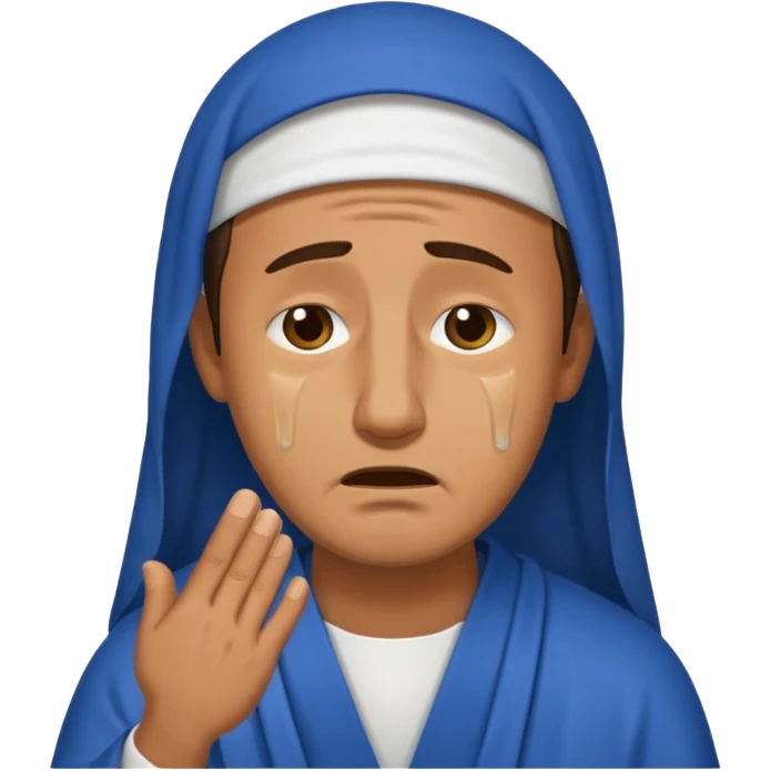 As un fariseo lorando emoji