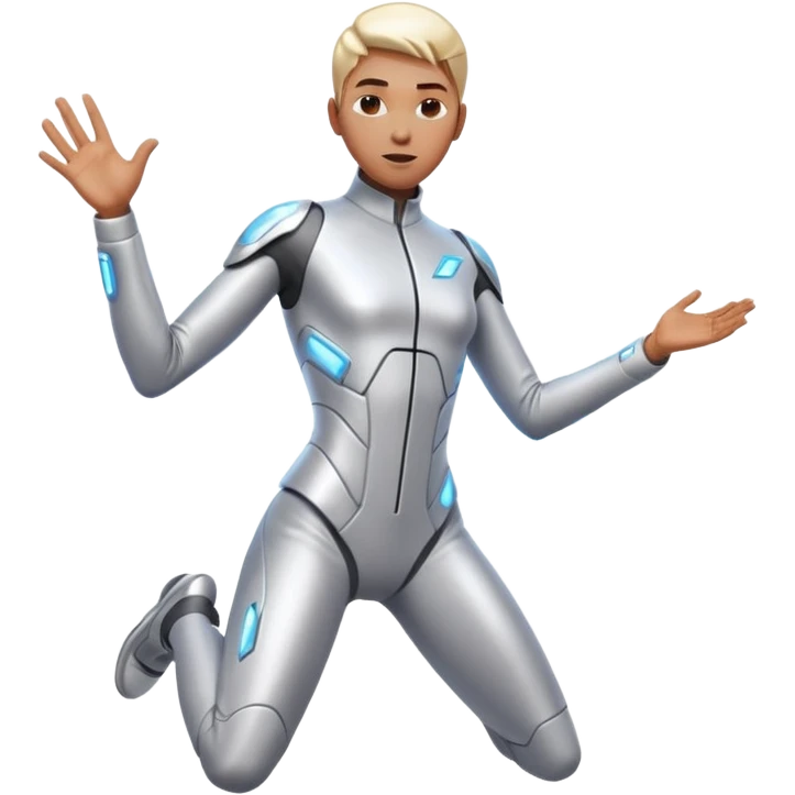 person teleporting emoji