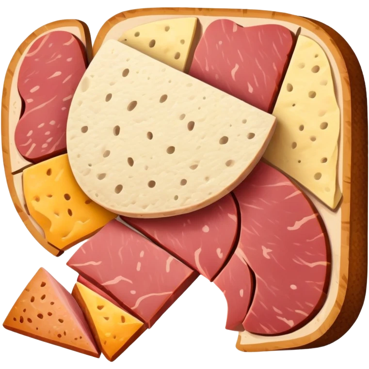 picasso abstract art SPAM MEAT painting emoji