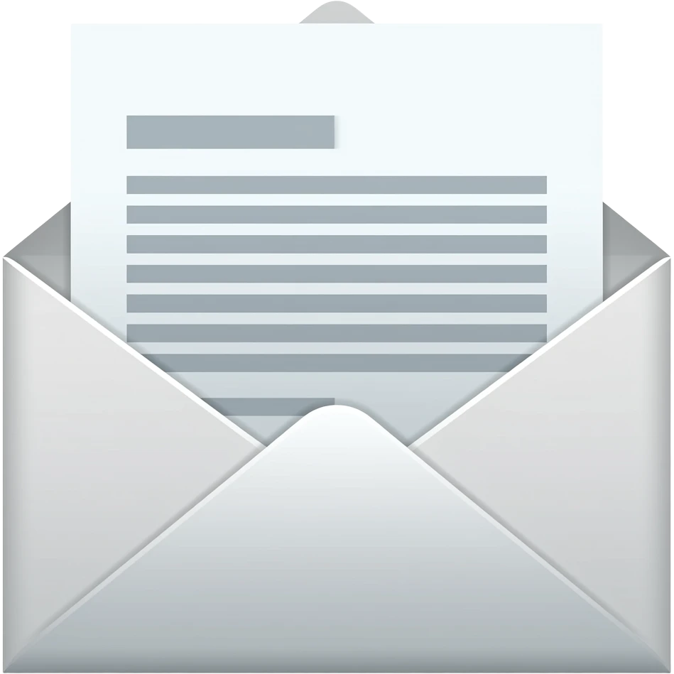 a letter of introduction document emoji