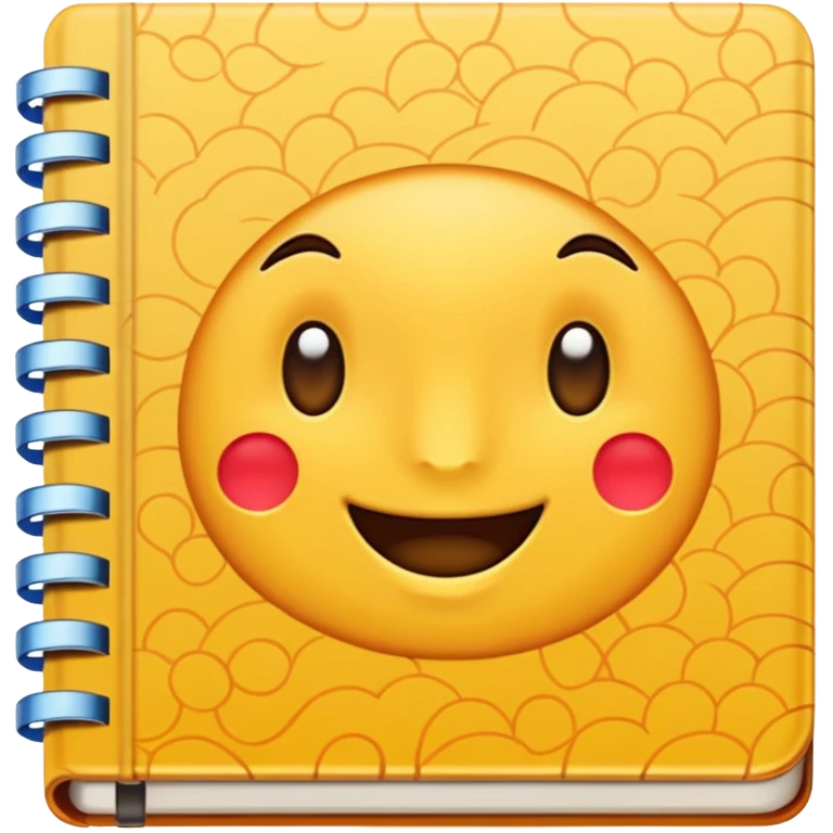 patterned notebook emoji