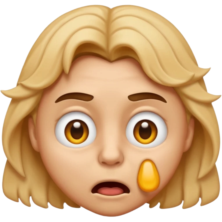 face making a 'grrrr' expression, scrunched nose, intense eyes, emoji style emoji