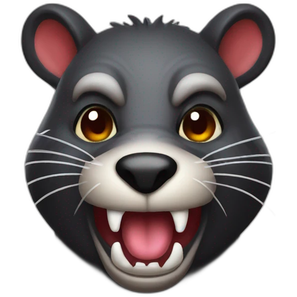 evil halloween beaver emoji
