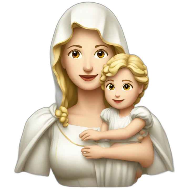 Madona with child emoji