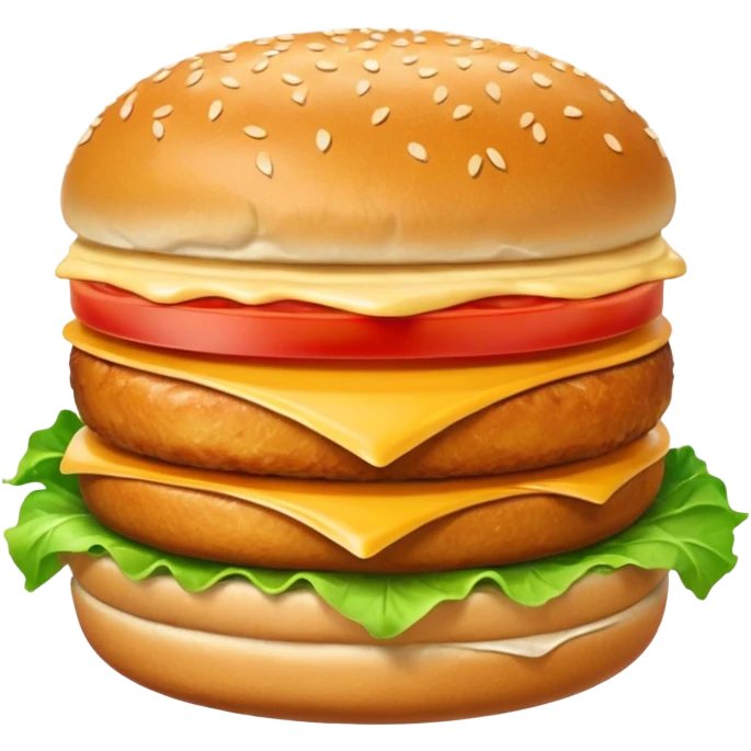 chicken burger emoji