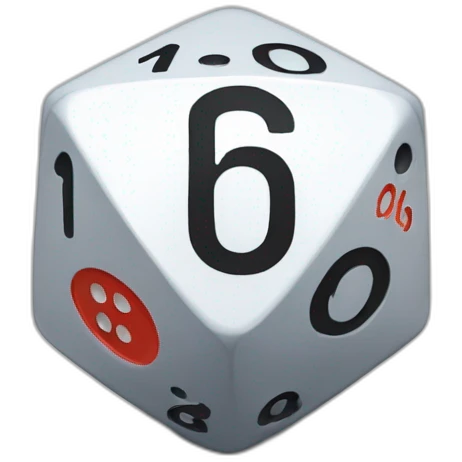 d10 die emoji