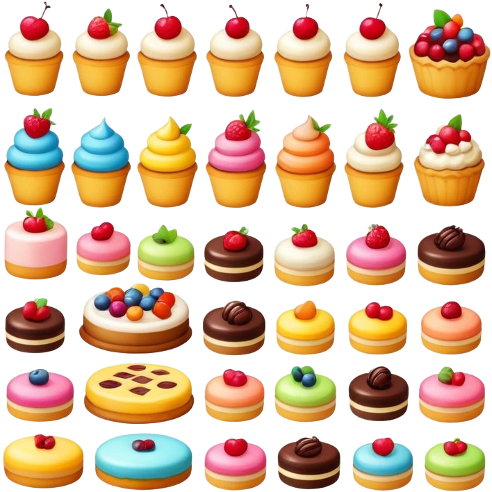 Yummy desserts emoji