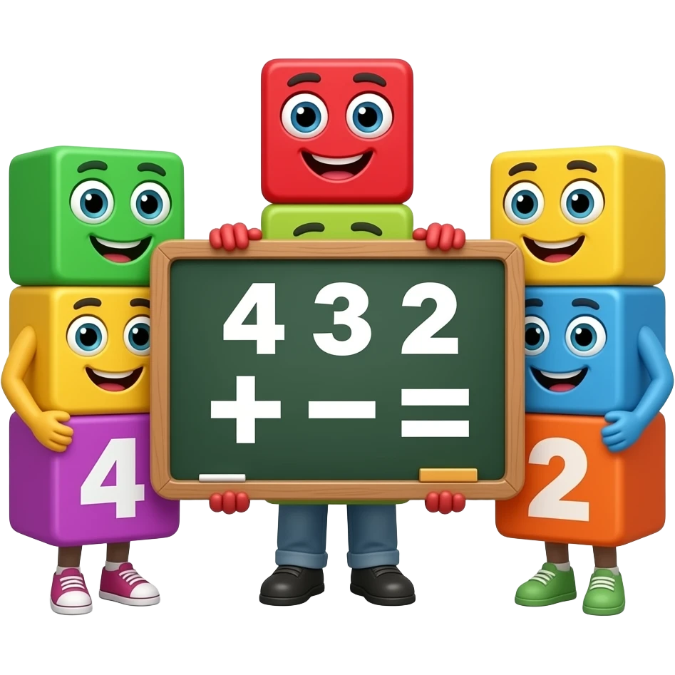 We are the Numberblocks! Little blocks with big ideas, having a ton of number fun. Learn how to add, subtract and count the fun and educational way! emoji